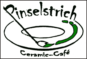 Logo Pinselstrich Ceramic-Café
