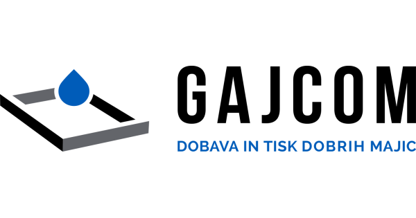 Logo GAJCOM tiskarna majic